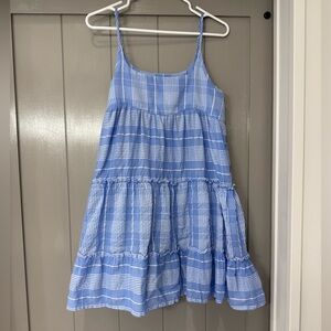 Entro Blue‎ Spaghetti Strap Women’s Mini Dress Summer Spring Casual M EUC